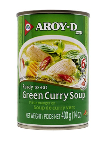 AROY-D SOPA CURRY VERDE 400ML