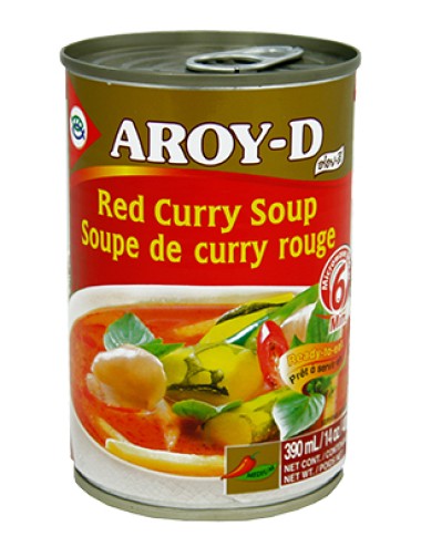 AROY-D SOPA CURRY ROJO 400ML