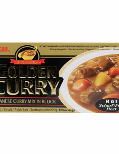 S&B GOLDEN CURRY PICANTE 220G