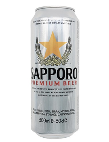 SAPPORO CERVEZA 4,7% GP 10,6