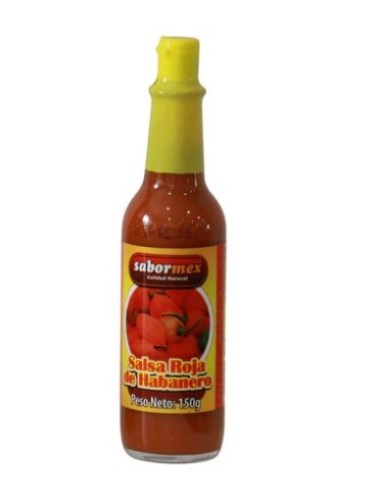 SALSA HABANERA ROJA 150ML.