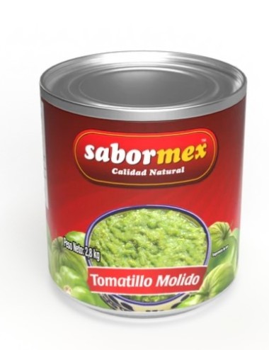 TOMATILLO VERDE MOLIDO 2.8KG.