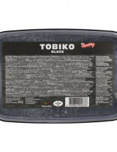 HUEVA TOBIKO NEGRO 500G.