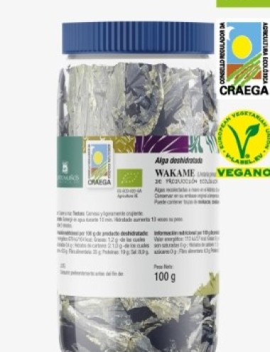 WAKAME DESHIDRATADO BIO 100 G