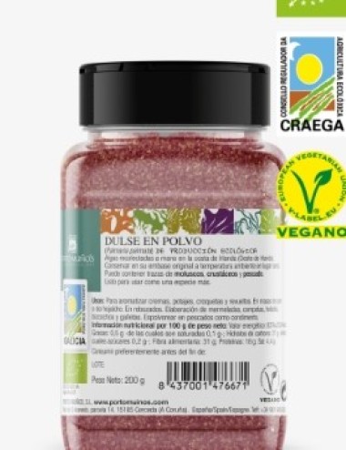 DULSE EN POLVO BIO 200 G